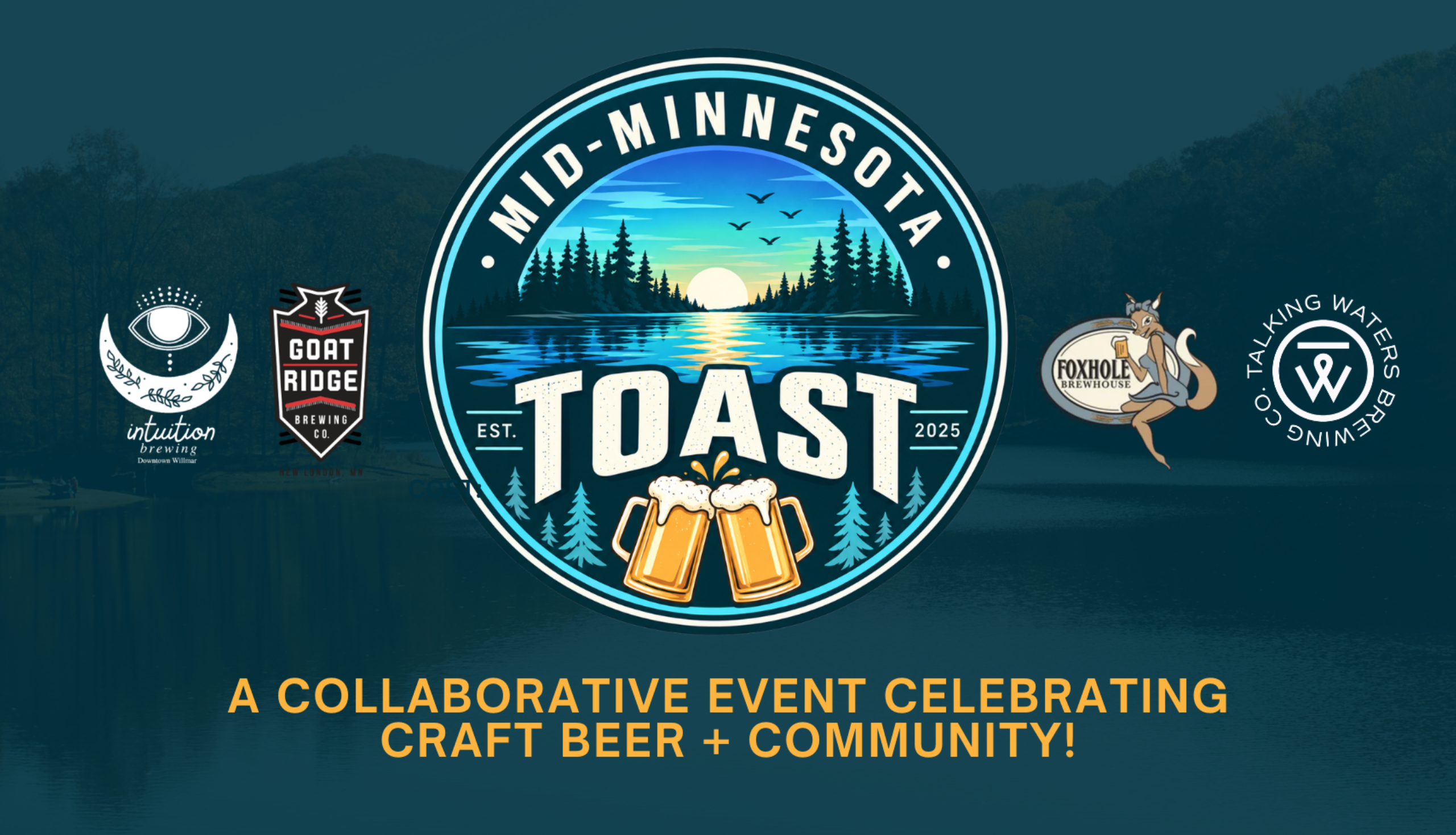 Mid-Minnesota Cover image with logos of each brewery involved