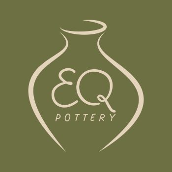 drawing of a pot with the title EQ Pottery