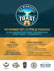 details for the Mid-Minnesota Toast 2026 event