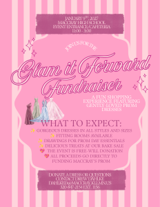 details for the Glam it Forward fundraiser