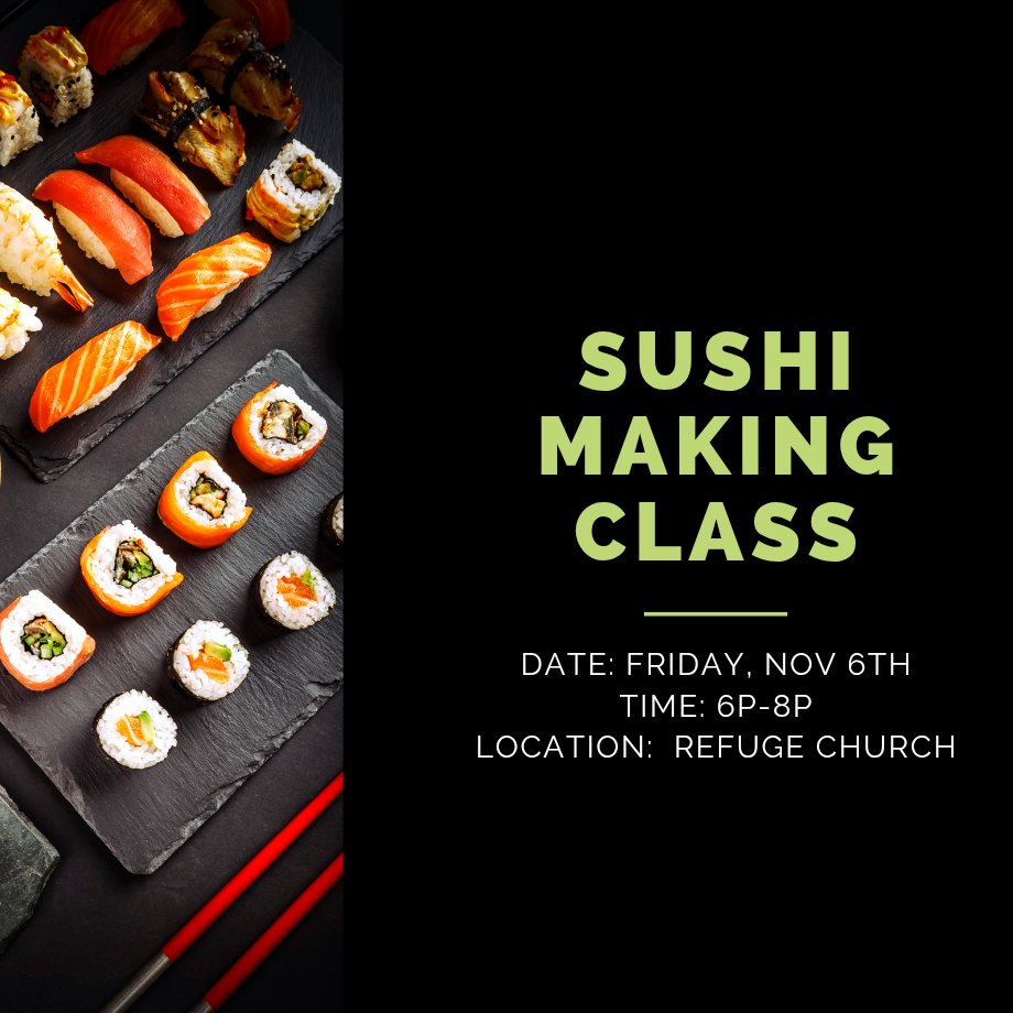 a variety of sushi