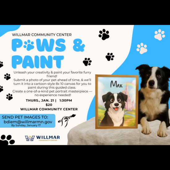details for the paws and paint craft