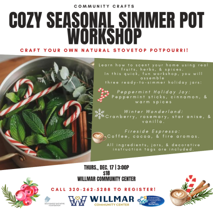details for a simmer pot class