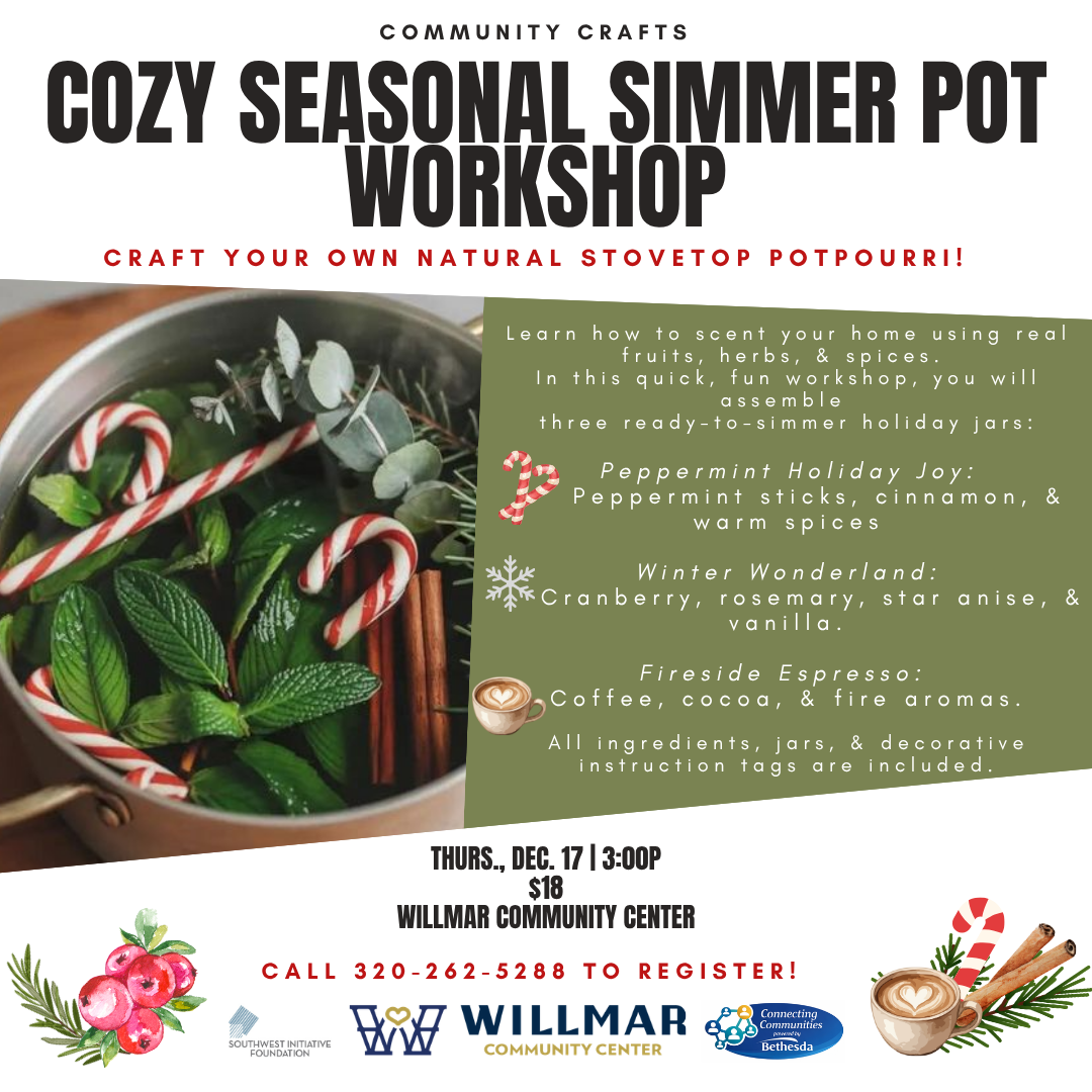 details for a simmer pot class